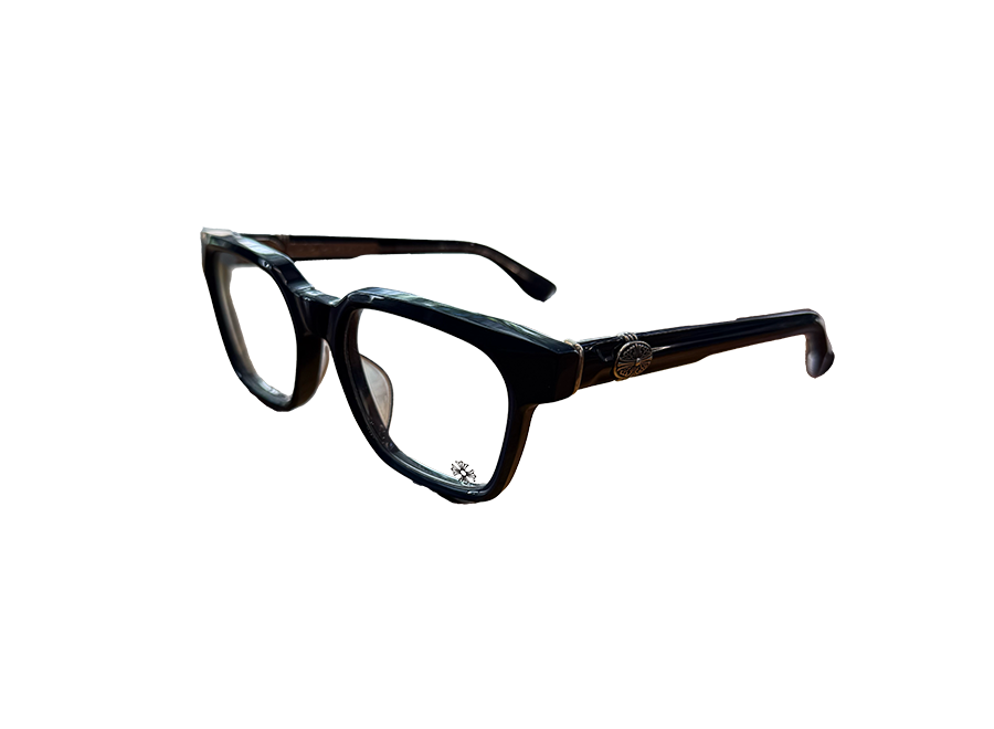 Chrome Hearts CELIBUSSY Rectangle Glasses Navy (Pre-Owned)