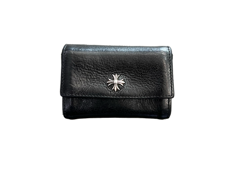 Chrome Hearts CH Plus Button Leather Wallet (Pre-Owned)