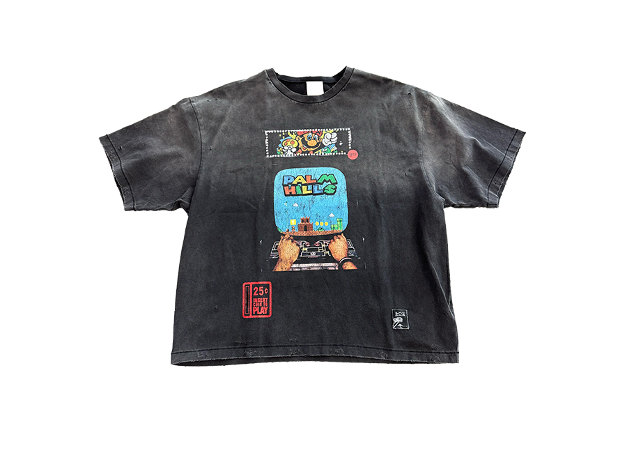 Palm Hills Mario Arcade Tee Black