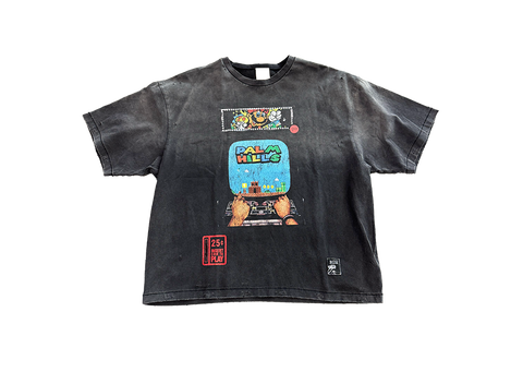 Palm Hills Mario Arcade Tee Black
