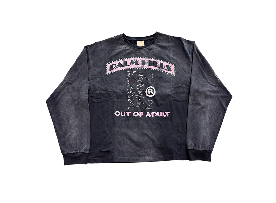 Palm Hills Rated R L/S Tee Black