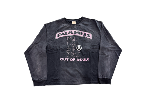 Palm Hills Rated R L/S Tee Black