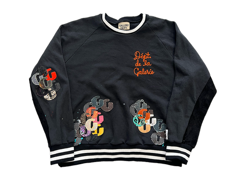 Gallery Dept. French Stitched Crewneck Black (31 G Patches) (Pre-Owned)