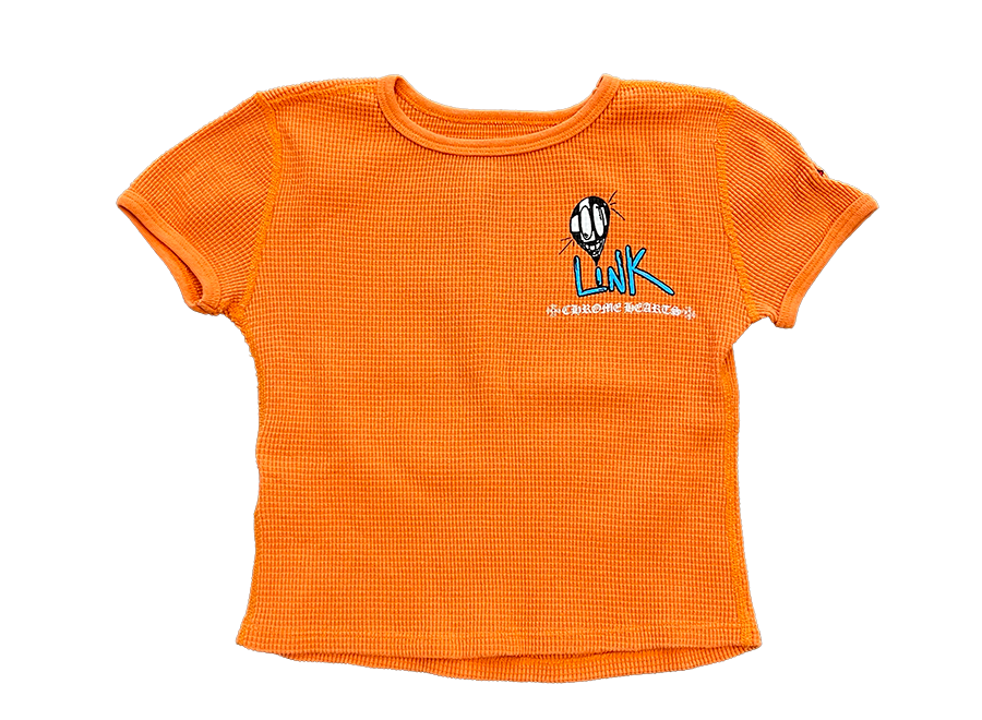 Chrome Hearts Matty Boy Link & Build Baby T-Shirt Orange