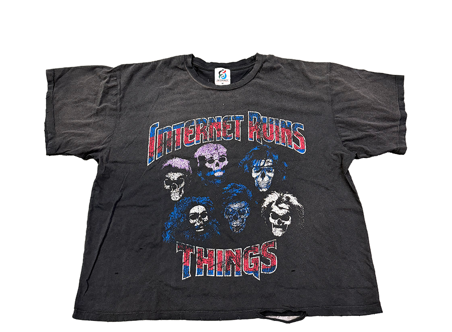 internet Ruins Things Skull Tee
