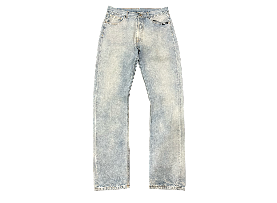 Vetements Denim Jeans Light Blue
