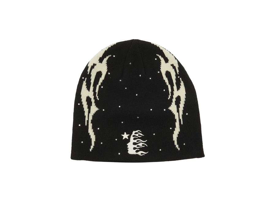 Hellstar Flame Beanie Black