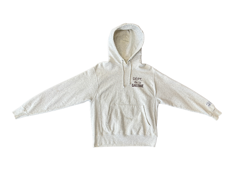 Gallery Dept. French Logo Hooded Sweatshirt Heather Grey