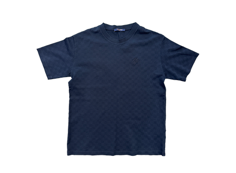 Louis Vuitton Damier Jacquard T-Shirt Navy (Pre-Owned)