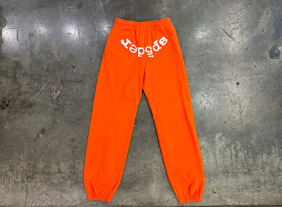 Sp5der Legacy Sweatpants Orange Size S (NEW) - 3 Year Anniversary