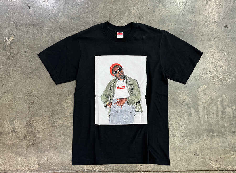 Supreme Andre3000 Tee Black Size S (NEW) - 3 Year Anniversary