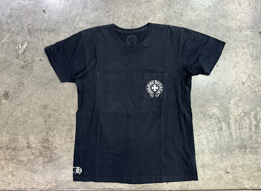 Chrome Hearts Eye Chart Pocket Tee Size L (USED) - 3 Year Anniversary