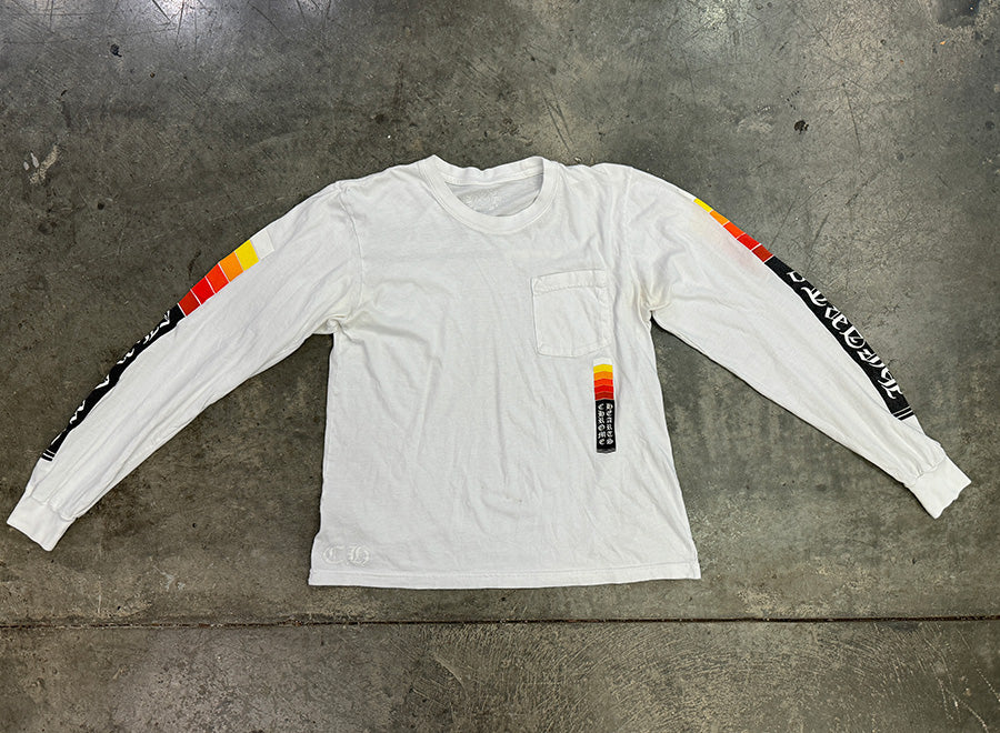 Chrome Hearts Boost Lost Sleeve White Size M (USED) - 3 Year Anniversary