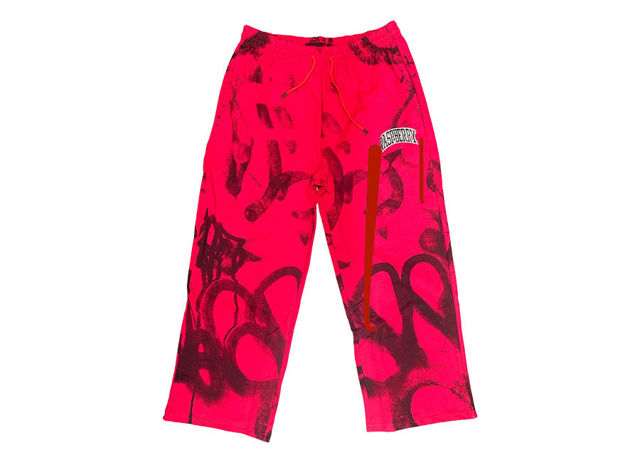 GV Gallery-Raspberry Hills Red Sweatpants