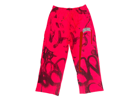 GV Gallery-Raspberry Hills Red Sweatpants