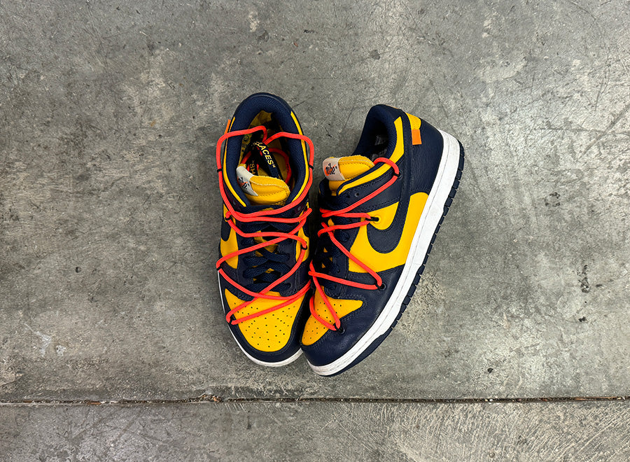 Off-White Dunk Low Uni Gold Size 6.5 (USED)