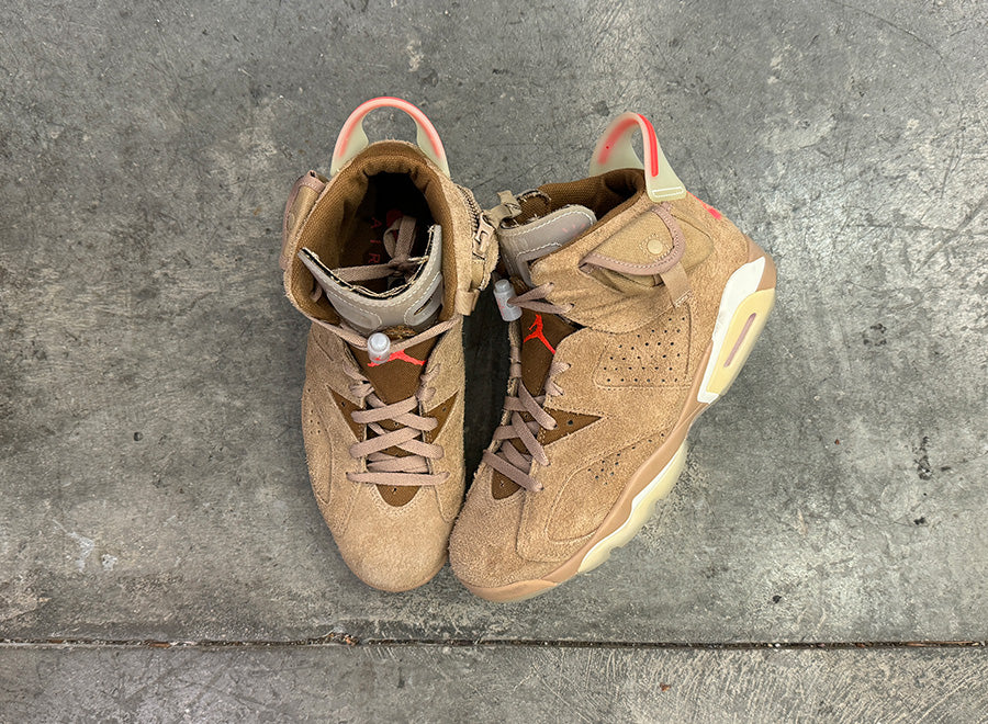 Travis Scott AJ6 Khaki Size 8 (USED)