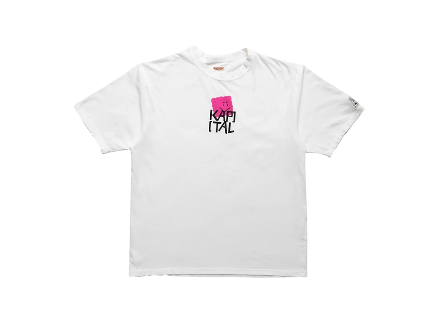 Kapital Peckish T-Shirt White/Pink