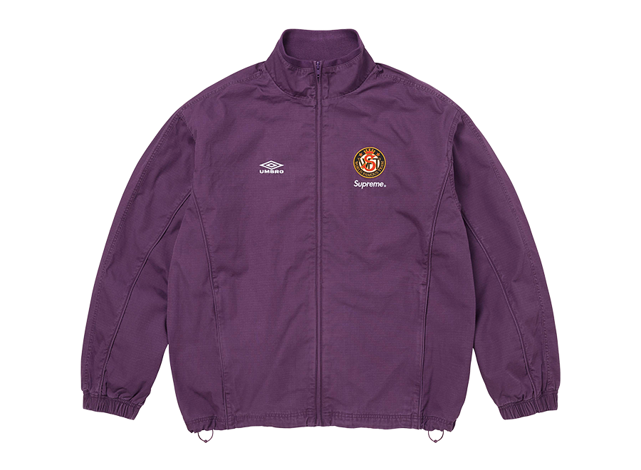 Supreme Umbro Cotton Ripstop Track Jacket (SS26) Plum