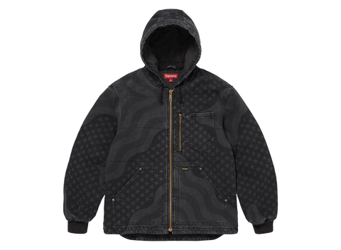 Supreme Flag Quilted Hooded Work Jacket (Pre-Owned)