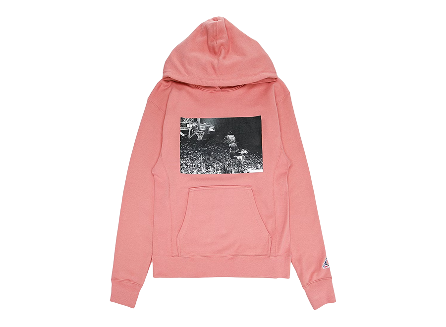Jordan x Union Flying High Hooded Sweatshirt Rust Pink