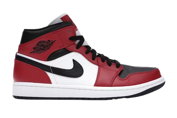 Jordan 1 Mid Chicago Toe