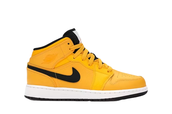 Jordan 1 Mid University Gold Black (GS) (Pre-Owned)