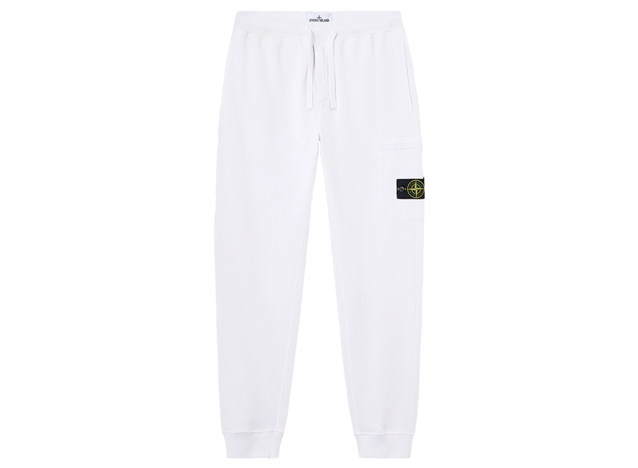 Stone Island Slim Fit Joggers White (Pre-Owned)