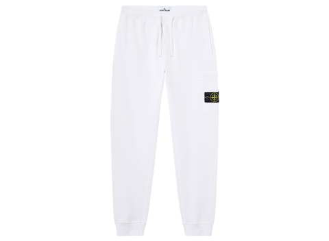 Stone Island Slim Fit Joggers White (Pre-Owned)