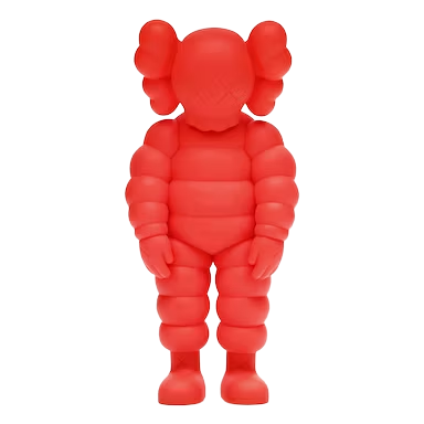 KAWS What Party Vinyl Figure Orange