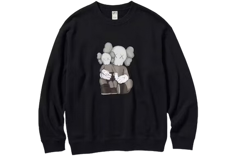KAWS x Uniqlo Longsleeve Sweatshirt Black (US Sizing)
