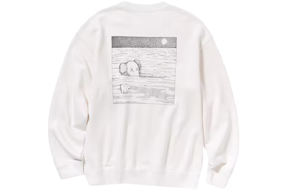 KAWS x Uniqlo Longsleeve Sweatshirt Off White (US Sizing)