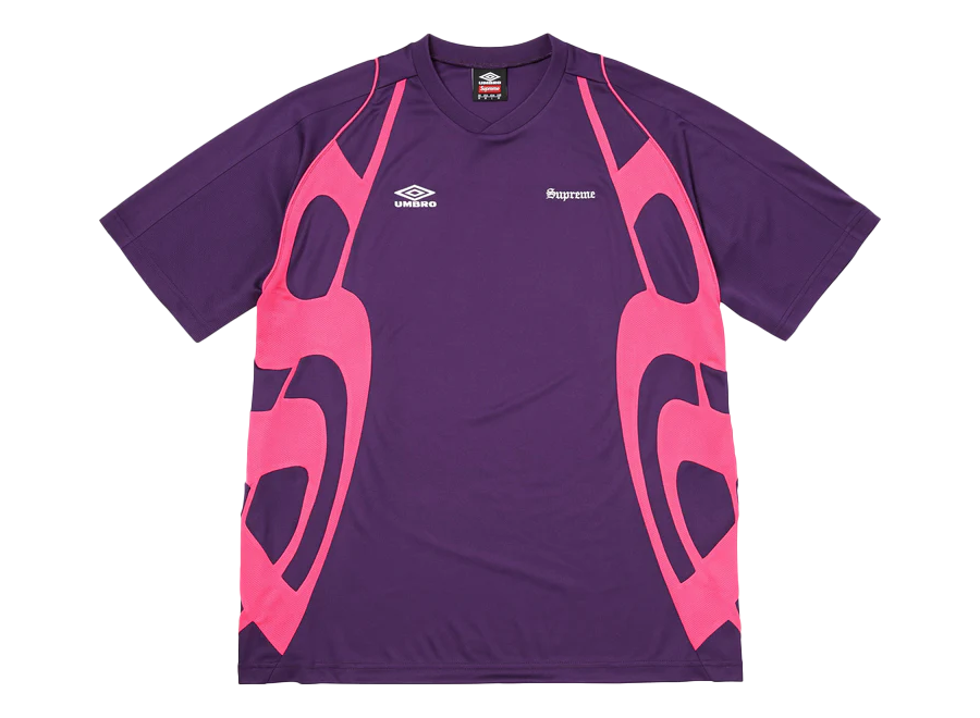 Supreme Umbro Old English Soccer Jersey Purple