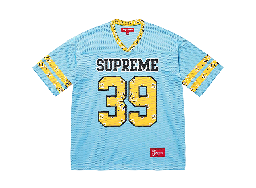 Supreme Bandana Football Jersey Blue
