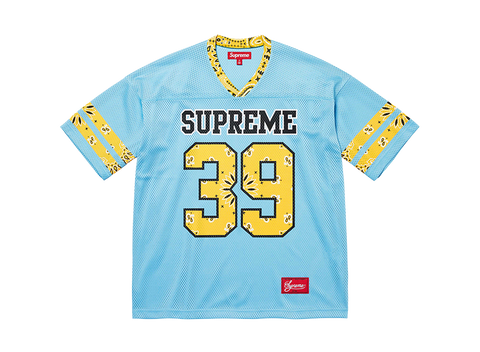 Supreme Bandana Football Jersey Blue