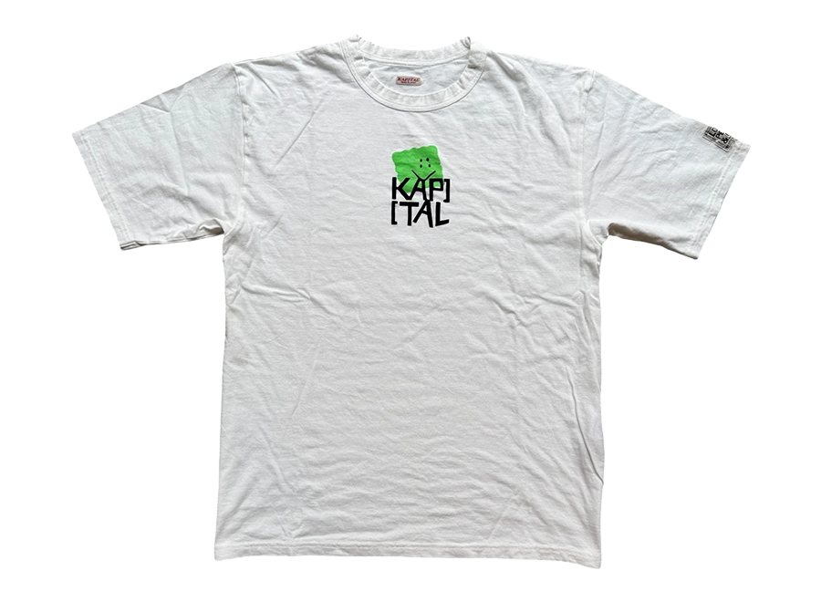Kapital Peckish T-Shirt White/Green (Pre-Owned)