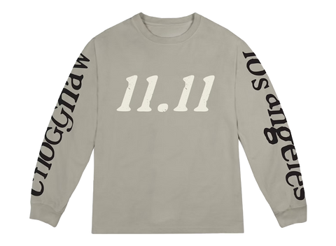 Kids See Ghosts 11/11 Long Sleeve Tee Vapor (Pre-Owned)