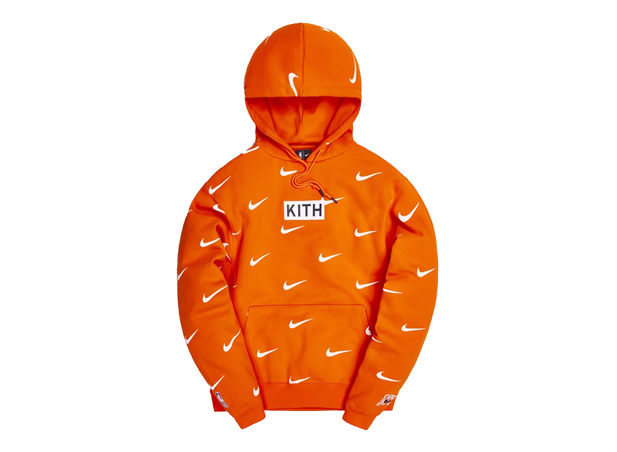 Kith & Nike for New York Knicks AOP Hoodie Orange (Pre-Owned)
