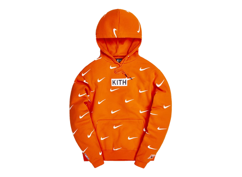 Kith & Nike for New York Knicks AOP Hoodie Orange (Pre-Owned)