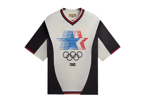 Kith Olympics Heritage Mesh Darin Warm Up Shirt Silk (Pre-Owned)