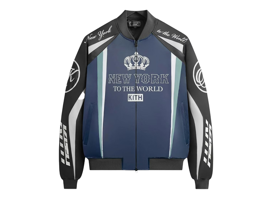 Kith Roy Racing Nylon Bomber Jacket Nocturnal