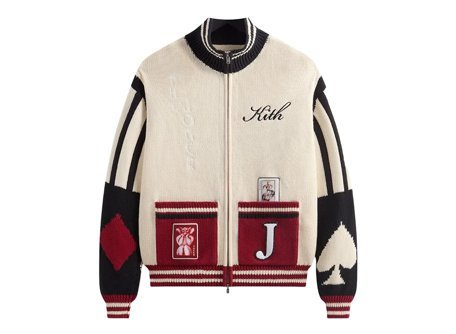 Kith x Batman Joker Wyona Full Zip Sweater Sandrift (Pre-Owned)