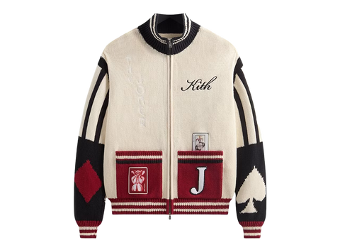 Kith x Batman Joker Wyona Full Zip Sweater Sandrift (Pre-Owned)