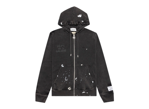Gallery Dept. x Lanvin II Paris Embroidered Zipped Hoodie (Pre-Owned)