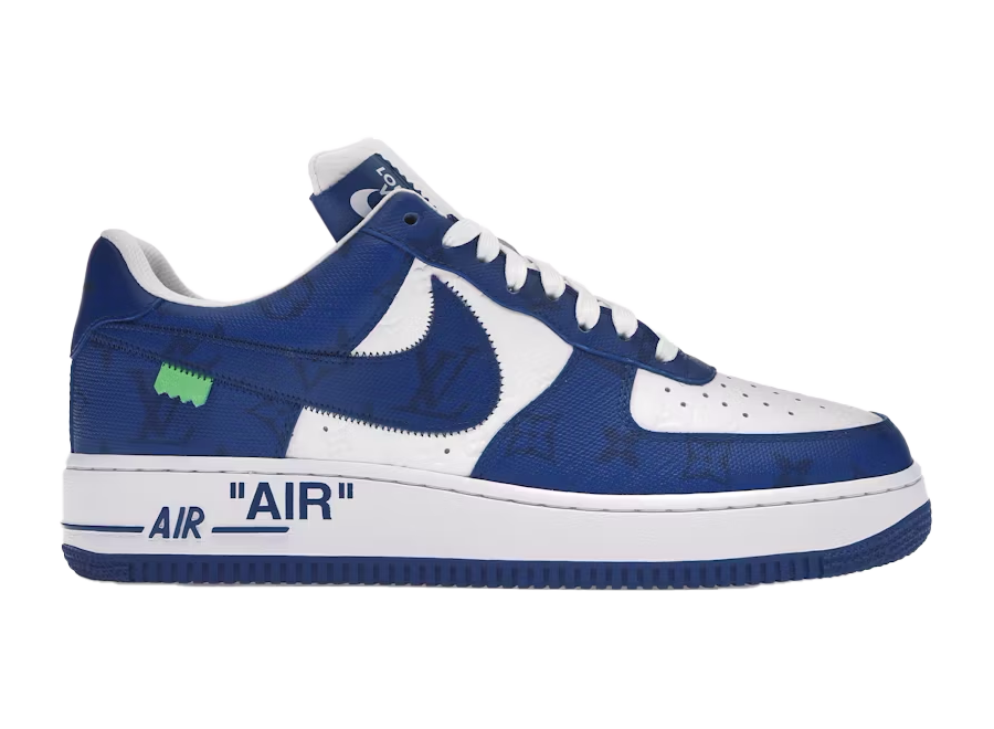 Louis Vuitton Nike Air Force 1 Low By Virgil Abloh White Royal (Pre-Owned)