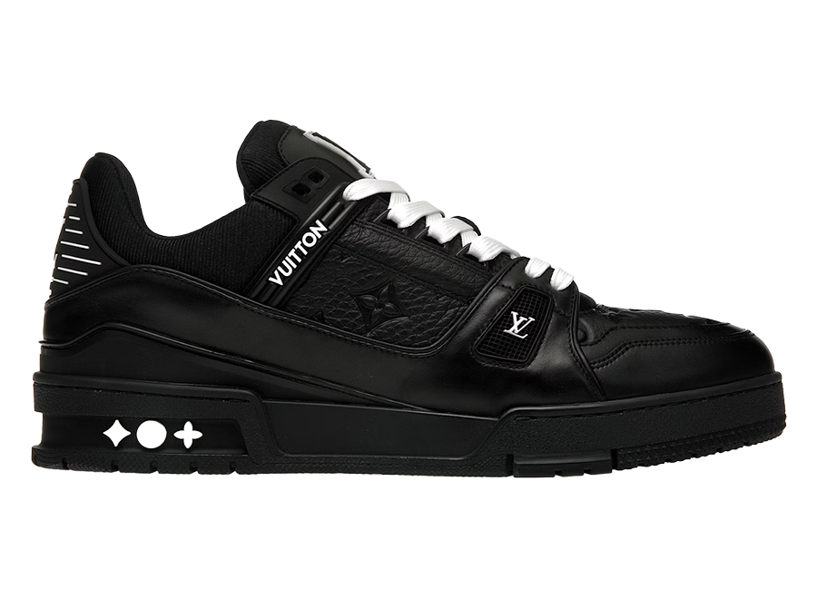 Louis Vuitton Trainer Black Embossed Monogram (Pre-Owned)
