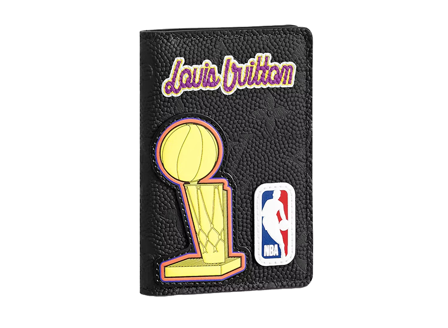 Louis Vuitton x NBA Hero Jacket Leather Pocket Organizer Black (Pre-Owned)