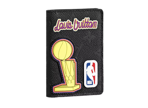Louis Vuitton x NBA Hero Jacket Leather Pocket Organizer Black (Pre-Owned)