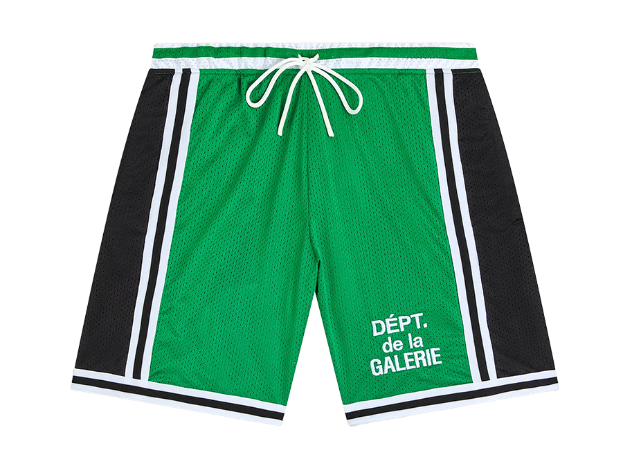 Gallery Dept. Miami Court Shorts Kelly Green/Black