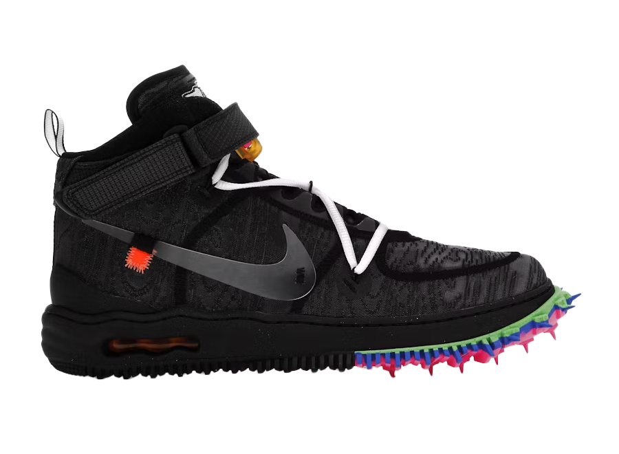 Nike Air Force 1 Mid Off-White Black (Pre-Owned)